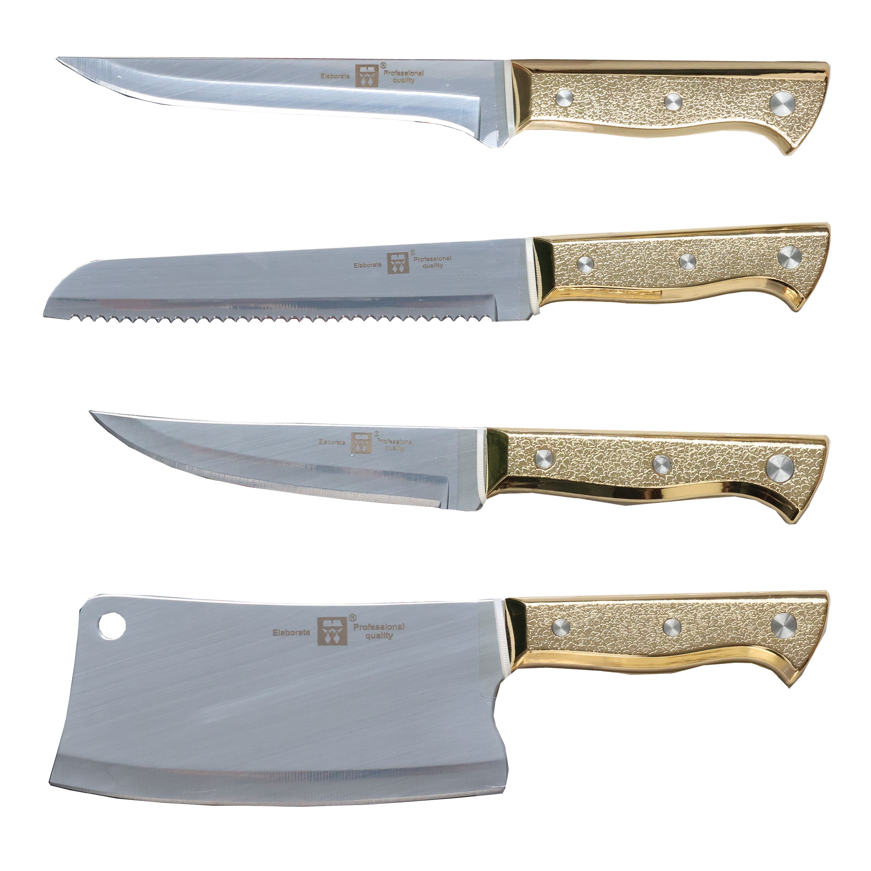 Gold handle