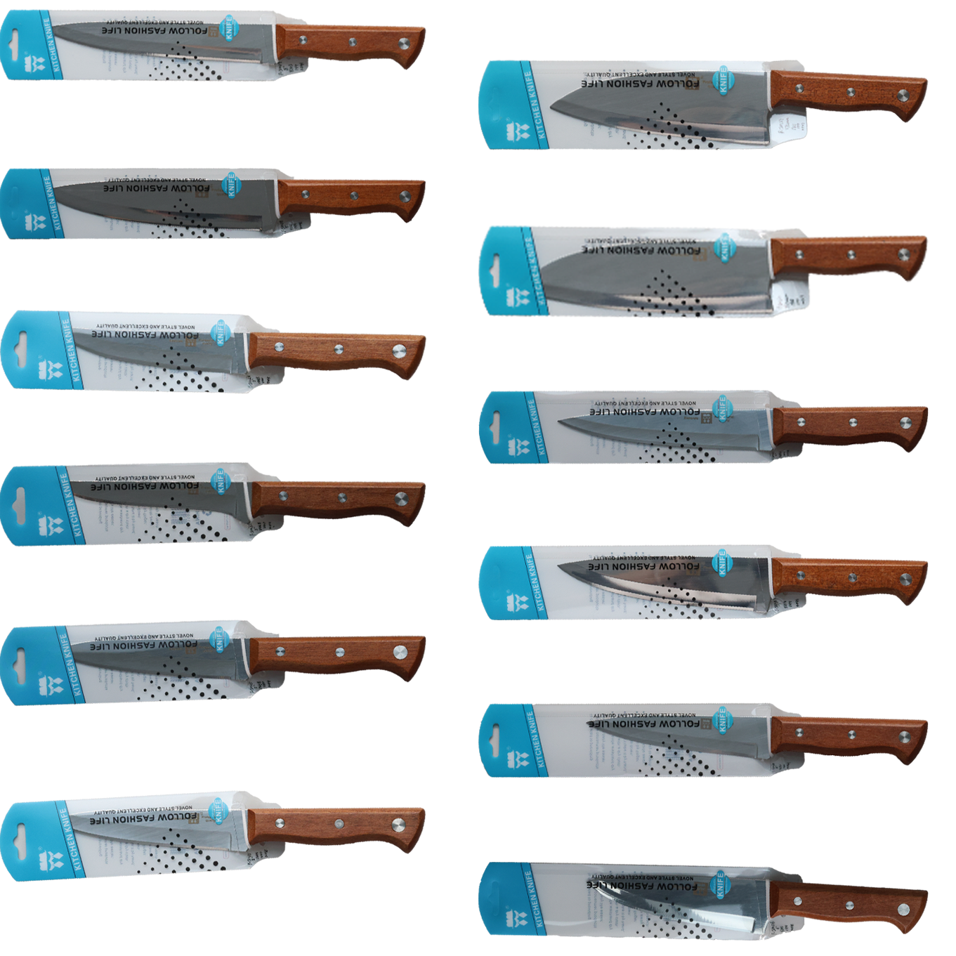 Brown Wooden Handle Knife-P