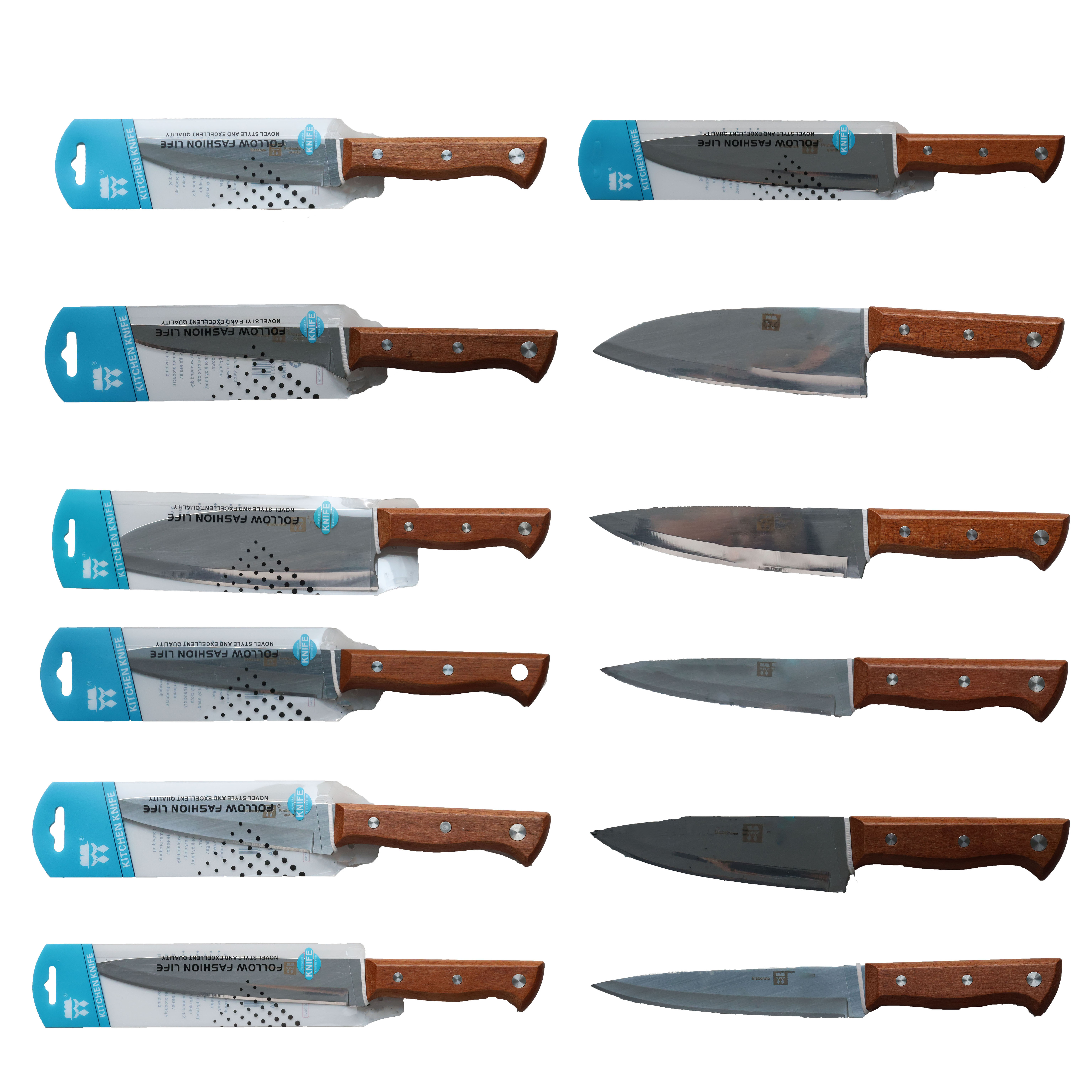 Dark brown series knife