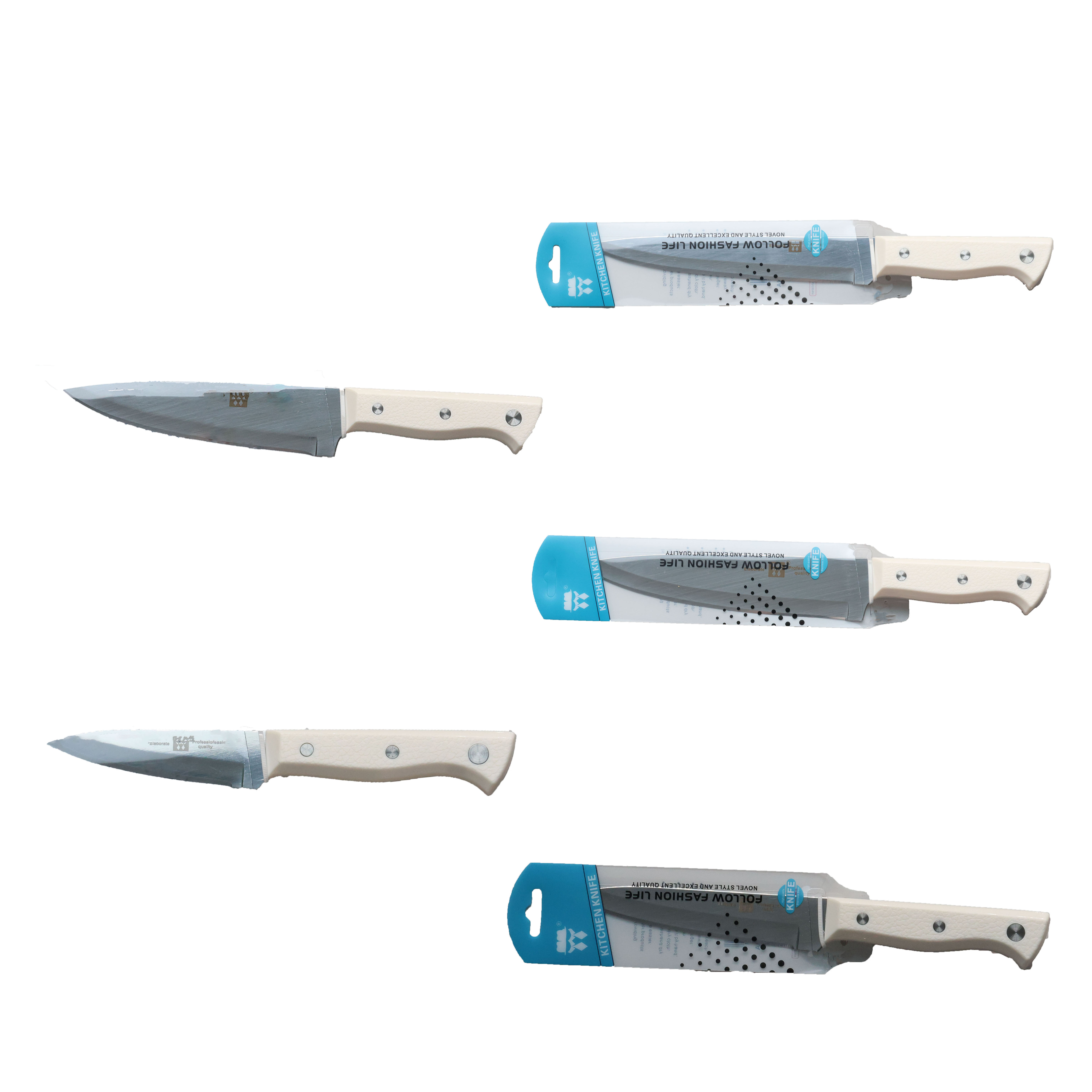 White pvc knife